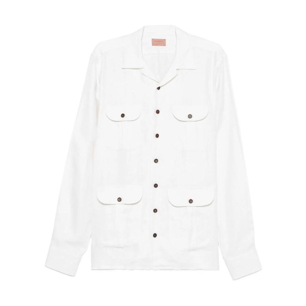 Borriello Men Linen Overshirt